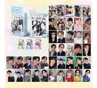 MXP 50pcs ATEEZ Mini Cards, 57x86mm, Korean Boy Band Merchandise, Lomo Cards, Postcards for Collecting, Trading