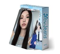 MXP 55Pcs Postcards Newjeans Laser-cut Cards Kim Min-ji, Bae Yoo-jin, Daniel, Kang Hae-rin, Lee Hye-in Photo Cards Lomo Cards For Fans