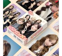 MXP 55Pcs Postcards NMIXX Laser-cut Cards Park Jin, Oh Hae-won, Seol Eun-ah, Bae Jin-soo, Kim Ji-woo And Jang Gwi-jin Photo Cards Lomo Postcards