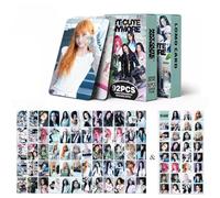 MXP ILLIT 60 Pcs Postcards + 32Pcs stickers 'GLLIT' Cards MOKA WONHEE IROHA YUNAH Photo Cards(Not cute anymore)