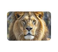 MXPELGHMAD Door Mat Absorbent Non-Slip Bath Mat for Bathroom Rug Lion image Doormat Front Door Mat Bath Rug Outdoor Indoor Area Rugs Entrance Doormat for Entryway Bedroom Floor Bathtub
