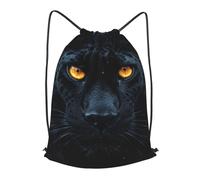 MXPELGHMAD Drawstring Backpack Draw String Back Bag Animal Panther Drawstring Bags Cinch Sack Gym Bags