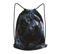 MXPELGHMAD Drawstring Backpack Draw String Back Bag Black Panther Drawstring Bags Cinch Sack Gym Bags