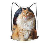 MXPELGHMAD Drawstring Backpack Draw String Back Bag Cats Animal Drawstring Bags Cinch Sack Gym Bags