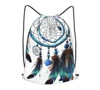 MXPELGHMAD Drawstring Backpack Draw String Back Bag Native American Dream Catcher Drawstring Bags Cinch Sack Gym Bags