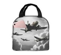 MXPELGHMAD Insulated Lunch Bag for Women Lunch Tote Bags World War Lunch Box Large Capacity Cooler Bag for Picnic