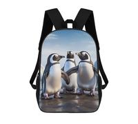 MXPELGHMAD Laptop Backpack for Women Men Carry-on Backpack Animal Penguins Daypack Lightweight Travel Shoulder Bags
