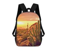 MXPELGHMAD Laptop Backpack for Women Men Carry-on Backpack Cactus at Sunset Poster Daypack Lightweight Travel Shoulder Bags