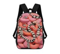 MXPELGHMAD Laptop Backpack for Women Men Carry-on Backpack Crazy Snakes Daypack Lightweight Travel Shoulder Bags