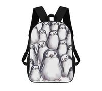 MXPELGHMAD Laptop Backpack for Women Men Carry-on Backpack Cute Penguins Sketch Daypack Lightweight Travel Shoulder Bags
