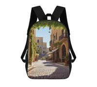 MXPELGHMAD Laptop Backpack for Women Men Carry-on Backpack Italian Street Daypack Lightweight Travel Shoulder Bags