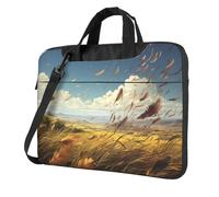MXPELGHMAD Laptop Bag 13 inch Computer Carrying Bag Protective Case The wind blows feathers Laptop Sleeve Case Briefcase Handbag