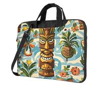 MXPELGHMAD Laptop Bag 13 inch Computer Carrying Bag Protective Case Vintage Aloha Tiki Pattern Laptop Sleeve Case Briefcase Handbag