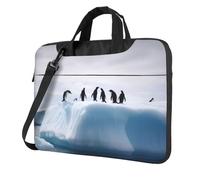 MXPELGHMAD Laptop Bag 14 inch Computer Carrying Bag Protective Case Penguins on the Iceberg Laptop Sleeve Case Briefcase Handbag