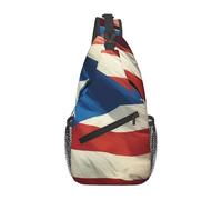 MXPELGHMAD Sling Bag Crossbody Shoulder Bag Cross Chest Bag puerto rico wallpaper flag Sling Backpack Travel Hiking Daypack