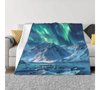 MXPELGHMAD Throw Blanket for Couch Cozy Warm Fuzzy Plush Thick Soft Blankets Northern Lights Blanket All Seasons Lightweight Flannel Fleece Throw Blankets for Bed Sofa Bedroom Living Room 80"x60"