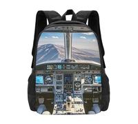 MXPELGHMAD Travel Backpack Carry-on Daypack Airplane Cockpit Laptop Backpack Lightweight Shoulder Bags for Women Men