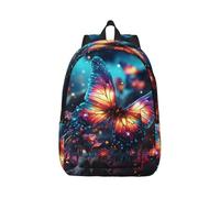 MXPELGHMAD Travel Backpack Carry-on Daypack Butterfly in the Milky Way Laptop Backpack Lightweight Shoulder Bags for Women Men