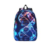 MXPELGHMAD Travel Backpack Carry-on Daypack DNA Genetic Helix Laptop Backpack Lightweight Shoulder Bags for Women Men