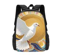 MXPELGHMAD Travel Backpack Carry-on Daypack Dove Sun Art Laptop Backpack Lightweight Shoulder Bags for Women Men