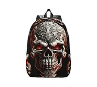 MXPELGHMAD Travel Backpack Carry-on Daypack Evil skull Laptop Backpack Lightweight Shoulder Bags for Women Men