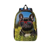 MXPELGHMAD Travel Backpack Carry-on Daypack French bulldog Laptop Backpack Lightweight Shoulder Bags for Women Men