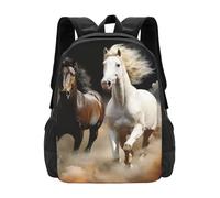 MXPELGHMAD Travel Backpack Carry-on Daypack Horse passing through the clouds Laptop Backpack Lightweight Shoulder Bags for Women Men