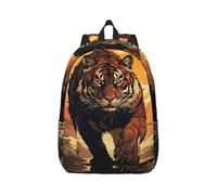 MXPELGHMAD Travel Backpack Carry-on Daypack The domineering tigers Laptop Backpack Lightweight Shoulder Bags for Women Men