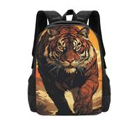 MXPELGHMAD Travel Backpack Carry-on Daypack The domineering tigers Laptop Backpack Lightweight Shoulder Bags for Women Men
