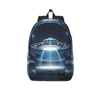 MXPELGHMAD Travel Backpack Carry-on Daypack UFO at night Laptop Backpack Lightweight Shoulder Bags for Women Men