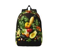 MXPELGHMAD Travel Backpack Carry-on Daypack Various vegetables Laptop Backpack Lightweight Shoulder Bags for Women Men