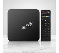 MXQ Pro 5G 4K Android TV 10 Box 16GB Android Smart Box H.265 HD 3D Dual Band 2.4G/5G WiFi Quad Core Home Media Player