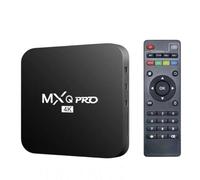 MXQ Pro 5G 4K Android TV 10 Box 1G,2G 8G,16GB Android Smart Box H.265 HD 3D Dual Band 2.4G/5G WiFi Quad Core Home Media Player (1GB 8GB)