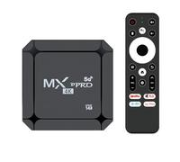 MXQ Pro 5G Android 14.0 ATV Box Quad Core Android TV Box ROM 8GB 4K H.265 HD 3D WiFi 6 2.4G/5.8G BT Remote Smart Home Media Player