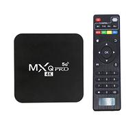 MXQ Pro 5G Android 14.0 ATV Box Quad Core Ram 1GB ROM 8GB 4K H.265 HD 3D WiFi 6 2.4G/5.8G BT Remote Smart Home Media Player