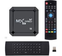 MXQ PRO 5G Mini Wireless Keyboard Android 14.0 TV Box Ram 2GB ROM 16GB H.265 HD 3D WiFi 6 Dual WiFi 2.4G/5.8G BT Remote Android Smart Box Home Set Top Player