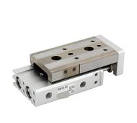 MXQ16 Series air Slide Table Dual Rod Rail Pneumatic Cylinder bore 16mm Stroke 10-125mm MXQ16-30 MXQ16-50A/AS/AT/B/BS/BT(MXQ16-40)