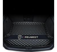 MXQCLSA Car boot mat, for Peugeot 1008 Fractal E-5008 E-408 E-3008 e2008 all weather boot liner waterproof non-slip boot carpet protection mat car interior accessories,C