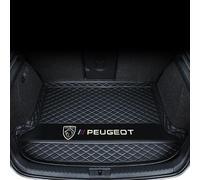 MXQCLSA Car boot mat, for Peugeot 1008 Fractal E-5008 E-408 E-3008 e2008 all weather boot liner waterproof non-slip boot carpet protection mat car interior accessories,A