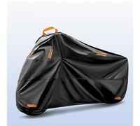 MXQCLSA Waterproof Motorcycle Cover, for Honda DAX 125 St 125 DAX 2016-2024 210D Thickned Oxford Fabric UV Rain Dust Protective Cover with Lock-holes and Storage Bag,XL(length of about 1.8m)