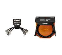 MXR 3PDCP06 Cable - Patch Cable 6 Inch - 3 Pack & DCIS10R Cable -10ft - 3.1m - Instrument Right Angle to Straight - Each