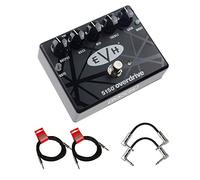 MXR EVH 5150 Eddie Van Halen Overdrive Analog Guitar Effect Pedal Bundle with 4 Cables