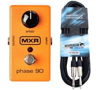 MXR M101 Phase 90 Effect Device Analogue Vintage Phaser Pedal + Keepdrum Guitar Cable