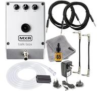 MXR M222 TALK BOX Effects Pedal for Guitar, Keyboard and Other Instruments with Tonebird 2 Wires, 2 Patch Cords, Dunlop Plush Cloth/Polishing Package