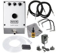 MXR M222 TALK BOX Effects Pedal for Guitar, Keyboard and Other Instruments with Tonebird 2 Wires, 2 Patch Cords, Dunlop Plush Cloth/Polishing Package