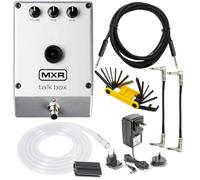 MXR M222 TALK BOX Voice Box with Pedal for Guitar, Keyboard and Other Instruments Wired Tonebird, Multitool, Patch Cable Bundle