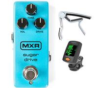 MXR M294 Sugar Drive Pedal Bundle with Dunlop Trigger Capo and Tuner