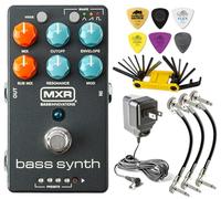 MXR MB301 Bass Synth Effects Pedal Sub-Octave Expressive Envelope Modulation 5 Presets Tone Shape with Tonebird FX Power Supply, Cable, Tool Bundle