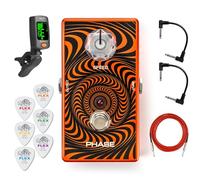 MXR WA90 Wylde Phase Pedal - Bundle with Instrument Cable, 2 Patch Cables, Tuner, and 6 Dunlop Flex Picks