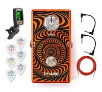 MXR WA90 Wylde Phase Pedal - Bundle with Instrument Cable, 2 Patch Cables, Tuner, and 6 Dunlop Flex Picks